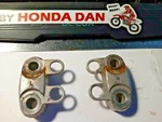 Honda Atc250sx Bar Clamps 53111-ha6-000 53121-ha6-000 Used Fits 1985-1987 250cc. Fixed Price $23.39.