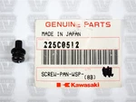 Kawasaki Nos New 225c0512 Screw Br Klf Klt. Fixed Price $4.99.