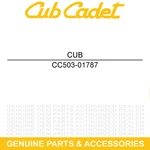 Cub Cadet 503-01787 Outside Door Handle Kit Left Challenger Mx750 Mx550 Eps 750. Fixed Price $21.95.