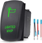 5pin Laser Rocker Switch Led Whip Light Spst On-off Toggle For Suv Utv. Fixed Price $9.29.