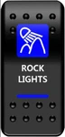 Moose Utility Division Offroad Utv Sxs Black Led Rocker Switch Blue Rock Light. Fixed Price $10.78.