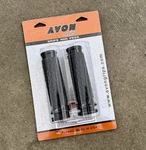 Avon Softail Black Diamond Contour Hand Grips For Harley Cable Op Throttle. Fixed Price $54.95.