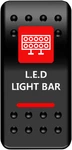 Moose Offroad Rocker Switch Lightbar Red Llb-pwr-r For Night Riding. Fixed Price $14.95.