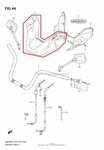 New Oem Suzuki An400ak9 Burgman Handlebar Handle Bar Front Cover Black. Fixed Price $129.95.