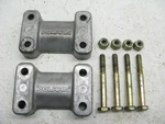 2000 Polaris Magnum 500 4x4 Atv Handlebar Bar Clamps Mounts Blocks With Bolts. Fixed Price $16.16.