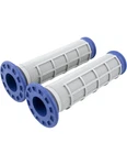 Renthal G170 Atv Handlebar Grips - Dual Compound, Half Waffle, Grey / Blue. Fixed Price $30.10.