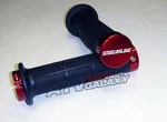 Streamline Pro Lock Locking Grips Bars Black / Red Honda Yamaha Suzuki Atv. Fixed Price $16.95.