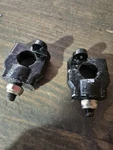 2007 Polaris Sportsman 90 Handlebar Clamps 0450459 + 0450460. Fixed Price $10.00.