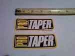 2 Pro Taper Decals Stickers Fat Bars 1-1/8" Oversized Atv Quad 4x4 Handlebars. Fixed Price $13.95.