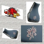 Polaris Sportsman 500 Atv Seat Cover Camo & Black Grip Bucks Logo Fit 2005-2015. Fixed Price $47.30.
