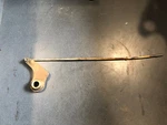 85 87 Kawasaki Bayou 185 Brake Lever Pedal Rear W Rod Oem 13168-1246. Fixed Price $27.00.