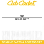 Cub Cadet 503-02077 Steering Wheel Assembly Challenger Mx750 Mx550 Eps 4x4. Fixed Price $152.26.