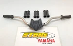 Oem Yamaha Silver 5d3-13 Handlebars 1 1/8" Handle Bars Fatbars Fat + Grips. Fixed Price $15.00.