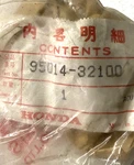Oem 1980 Honda Atc110 Handlebar Clamp 95014-32100 Nib Nos Genuine Part. Fixed Price $77.77.