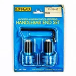 23-96463 Emgo - Anti-vibration Bar Ends Blue. Fixed Price $10.00.
