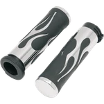 Drag Specialties 73-up Flamed Grips (pr) 0630-0268. Fixed Price $137.71.