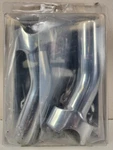 Wild 1 Chubby Billet Risers 5.5in Pullback Chrome W0527 For Harley Davidson. Fixed Price $150.44.