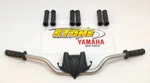 Yamaha Silver 5d3-13 Handlebars 1 1/8" Inch Handle Bars Fatbars Fat + Grips. Fixed Price $15.00.