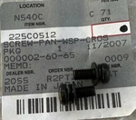225c0512 Kawasaki Pan Head Screws (set Of 2) 5x12 For Br125 Klf300 Klf185 Klt185. Fixed Price $12.83.