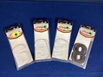 Pros 5 X 3 Moto Numbers, #8 Blk Niiii-8b, #6 Wh. Niiii-6w, #9 Niiii-9w*. Fixed Price $28.00.