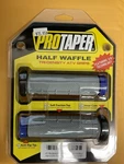 Protaper Half Waffle Atv Grips 024867 Blk/gry/blu. Fixed Price $19.95.