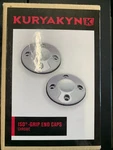 Kuryakyn 6243 Chrome Replacement Iso Hand Grip End Caps-nos. Fixed Price $55.00.