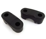Set Of 2 Flat Black Handlebar Clamps - Honda Cb160/200/350/360/400/450/550/750. Fixed Price $19.95.