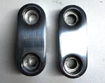 Oem Genuine Polaris Victory V92c Handlebar Clamp Rise Caps Chrome P/n. Fixed Price $30.00.