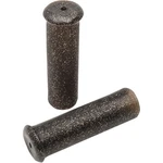Emgo Black 7/8" Retro Metal Grips 42-21120. Fixed Price $17.25.