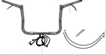 Fat Baggers Ez Install Wired Handlebars 1-1/4 Pointed Top 12 Chrome 0601-6140. Fixed Price $849.94.