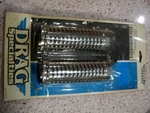 New Drag Specialties Chrome Grips W/ O-ring Design 1 In. Handlebars Ds-243185. Fixed Price $59.78.
