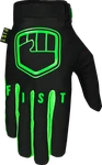 Fist Handwear Youth Strapped Stocker Gloves Fluoro Green F-gsy-01129-m. Fixed Price $35.00.